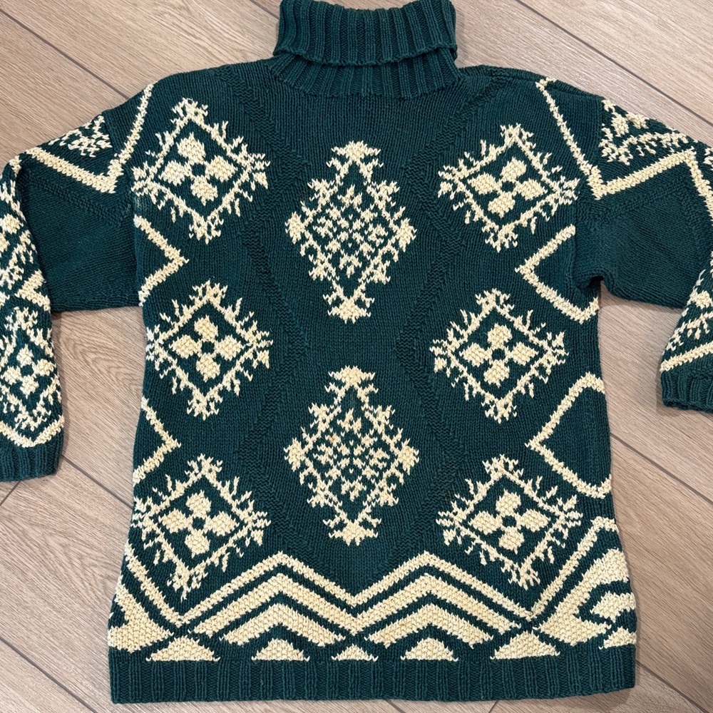 Vintage Lydia Jane Ltd Hand Knit Sweater Size M